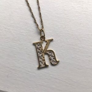 Letter “K” Necklace